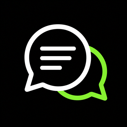 Rayna app icon: two speech bubbles